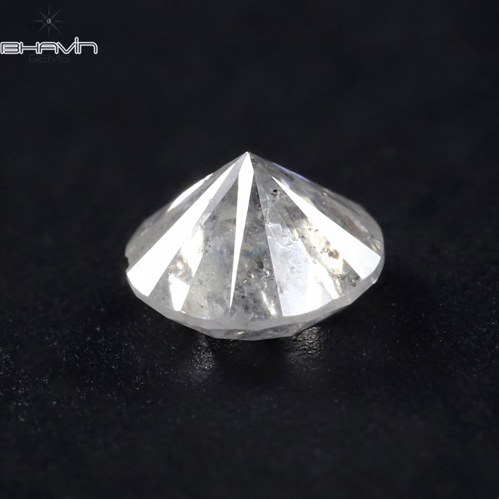 0.36 CT Round Shape Natural Loose Diamond White Color I3 Clarity (4.36 MM)