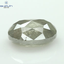 1.27 CT Oval Shape Natural Loose Diamond White Milky Color I3 Clarity (7.09 MM)