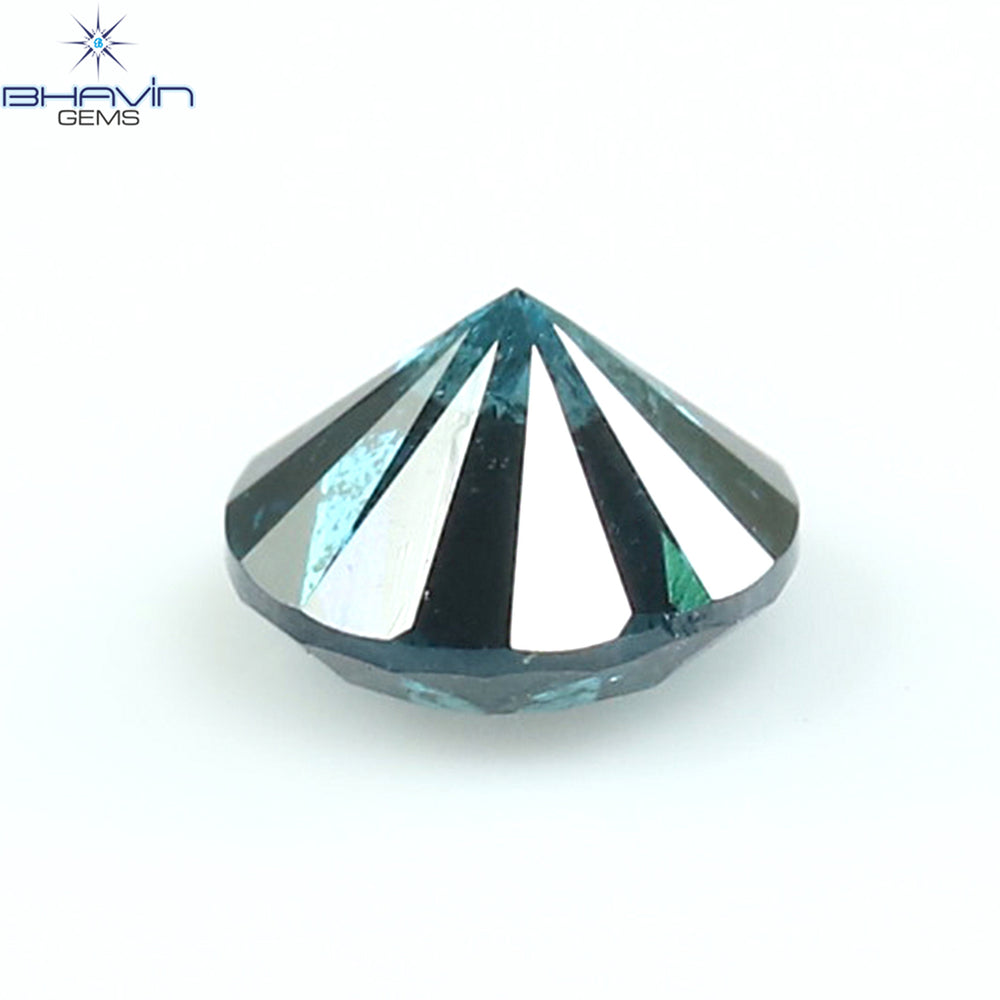 0.25 CT Round Diamond Natural Loose Diamond Blue Color I3 Clarity (3.79 MM)