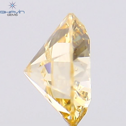 0.29 CT Round Shape Natural Diamond Orange Color SI1 Clarity (4.31 MM)