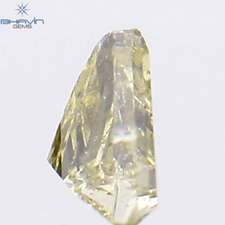 0.12 CT トライアングル シェイプ ナチュラル ダイヤモンド グリーン カラー SI2 クラリティ (3.44 MM)