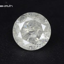 0.53 CT Round Shape Natural Diamond White Color I3 Clarity (5.15 MM)