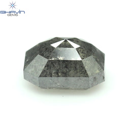 0.55 CT Square Cut Shape Natural Diamond Salt And Pepper Color I3 Clarity (4.78 MM)