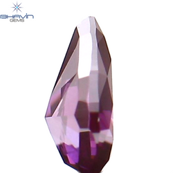 0.14 CT Pear Shape Natural Diamond Enhanced Pink Color VS1 Clarity (4.02 MM)