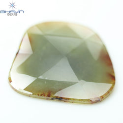 12.80ct ノーカット スライス ローズカット ダイヤモンド 天然 ルース ダイヤモンド ブラウン グレイッシュ イエロー ダイヤモンド ギフト ダイヤモンド ジュエリー ダイヤモンド リング EP35-5