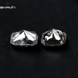 0.36 CT/2 Pcs Radiant Diamond White Color Natural Loose diamond Clarity VS-SI (3.96 MM)