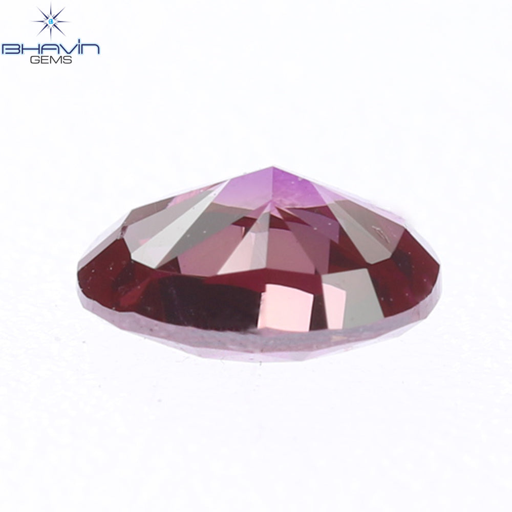 0.40 CT, Oval Diamond, Vivid Pink Color, Clarity VS2