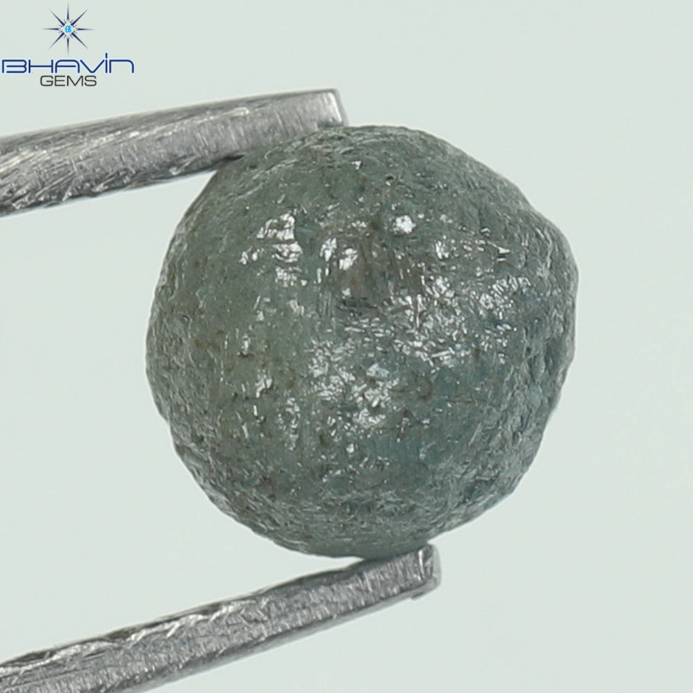 0.62 CT、ラフシェイプ、天然ダイヤモンド、ブルー カラー、I2 クラリティ (4.21 MM)