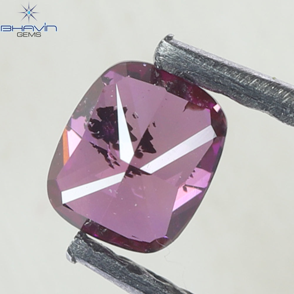 0.21 CT, Cushion Diamond, Vivid Pink Color, Clarity I1