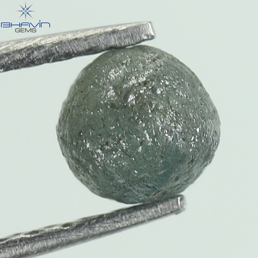 0.62 CT、ラフシェイプ、天然ダイヤモンド、ブルー カラー、I2 クラリティ (4.21 MM)