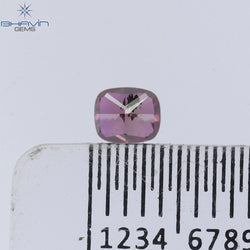 0.21 CT, Cushion Diamond, Vivid Pink Color, Clarity I1