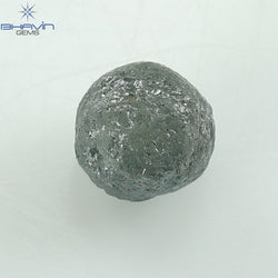 0.62 CT、ラフシェイプ、天然ダイヤモンド、ブルー カラー、I2 クラリティ (4.21 MM)