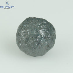 0.62 CT、ラフシェイプ、天然ダイヤモンド、ブルー カラー、I2 クラリティ (4.21 MM)