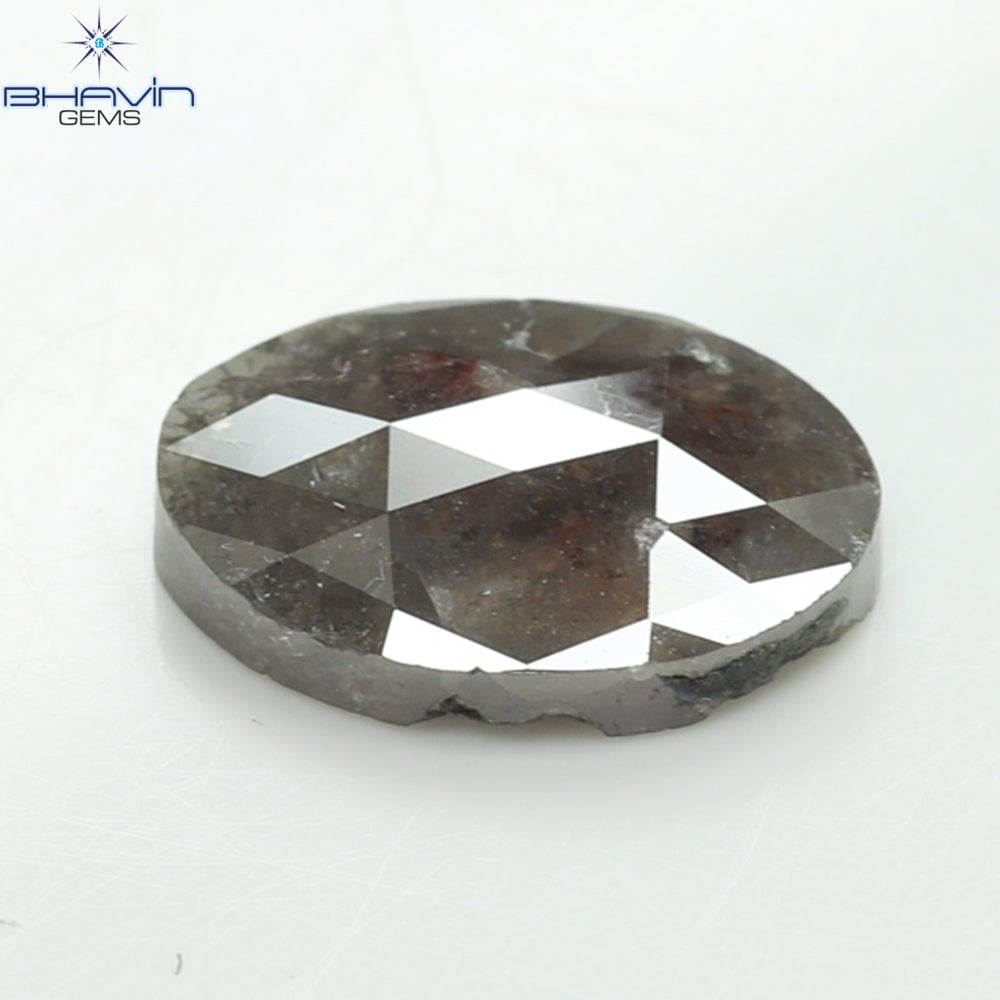 3.30 CT, Oval Gray Natural loose Diamond,(11.93 MM)
