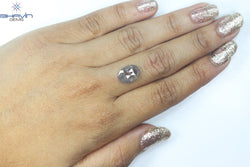 3.30 CT, Oval Gray Natural loose Diamond,(11.93 MM)