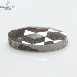 3.30 CT, Oval Gray Natural loose Diamond,(11.93 MM)