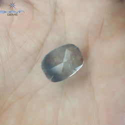 4.18 CT Slice Shape Natural Diamond Gray Brown Color I3 Clarity (16.00 MM)