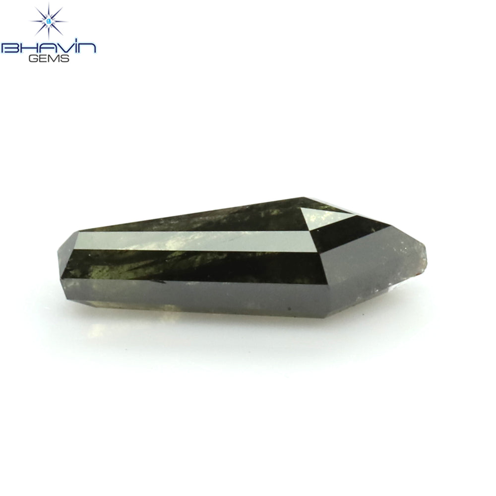 0.37 CT Kite Diamond Natural Loose Diamond Salt And Pepper Color I3 Clarity (7.30 MM)