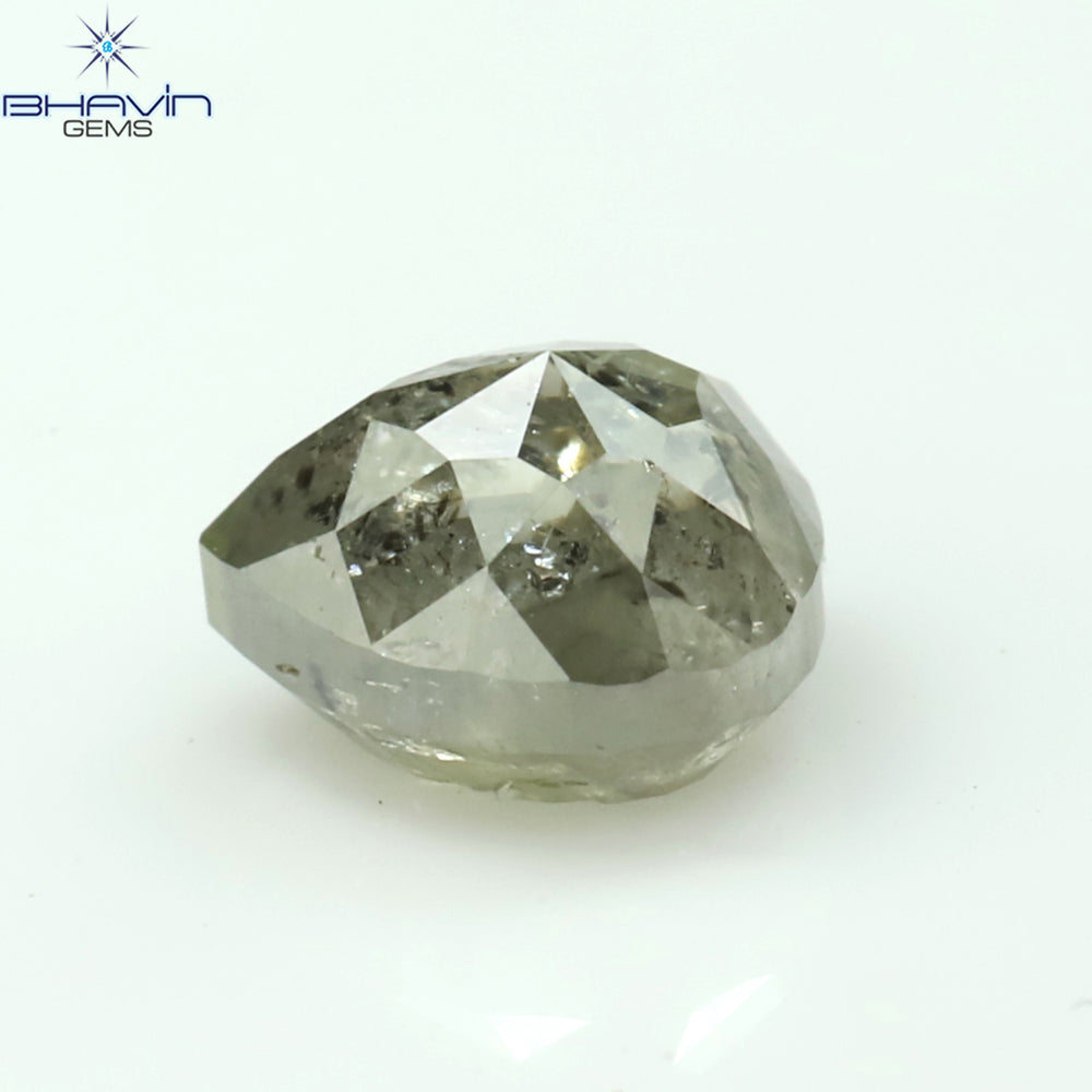 0.61 CT Heart Shape Natural Diamond Salt And pepper Color I3 Clarity (4.85 MM)