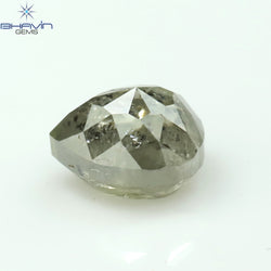 0.61 CT Heart Shape Natural Diamond Salt And pepper Color I3 Clarity (4.85 MM)
