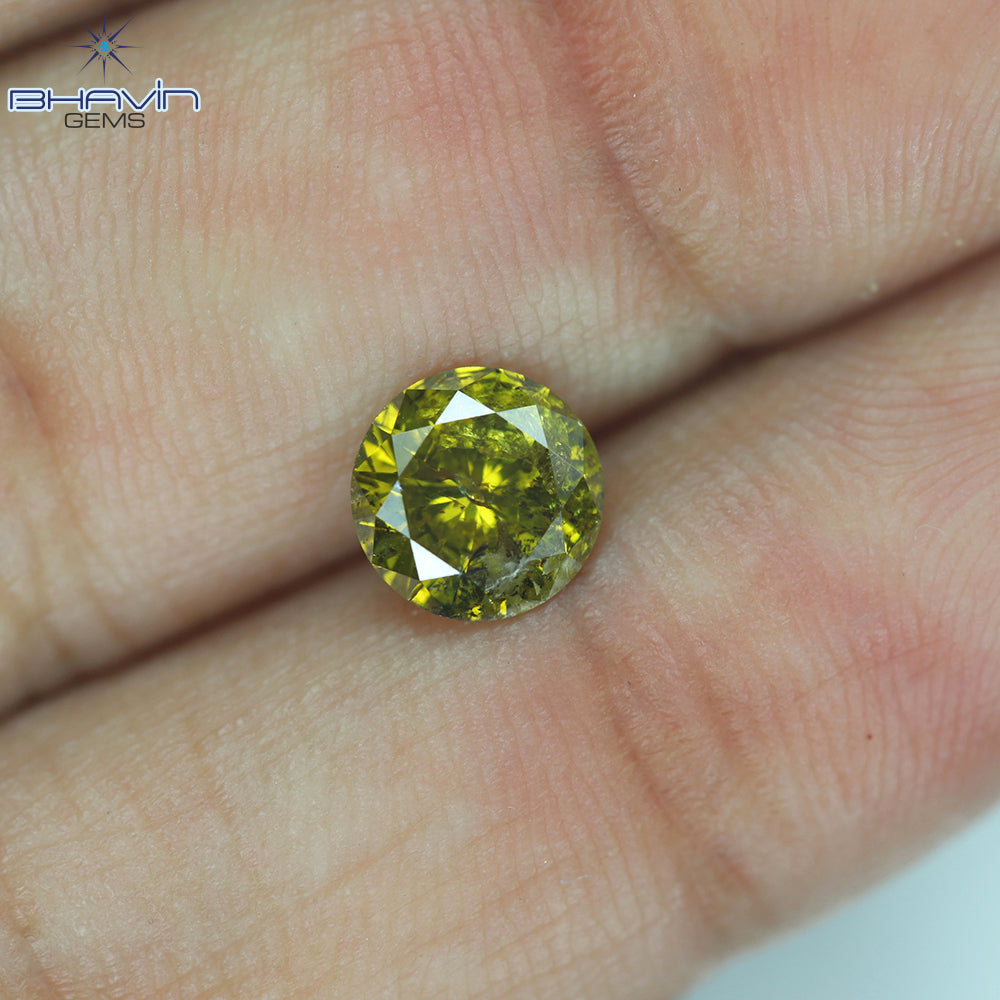 1.03 CT, Round Shape Diamond Shape, Loose Diamond, Clarity I1