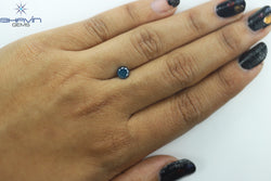 0.85 CT, Round Shape Diamond Shape, Blue Diamond,Loose Diamond, Clarity I3 (0.85 MM)