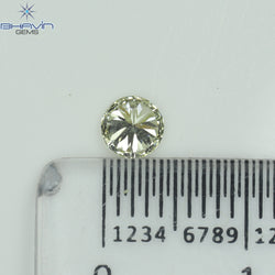 0.35 CT, Round Shape, Natural Diamond, White(K) Color, SI1 Clarity (4.40 MM)