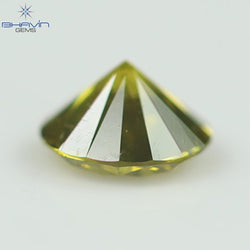 0.27 CT, Round  Shape Natural Loose Diamond Yellow Color Clarity SI2 (4.18 MM)