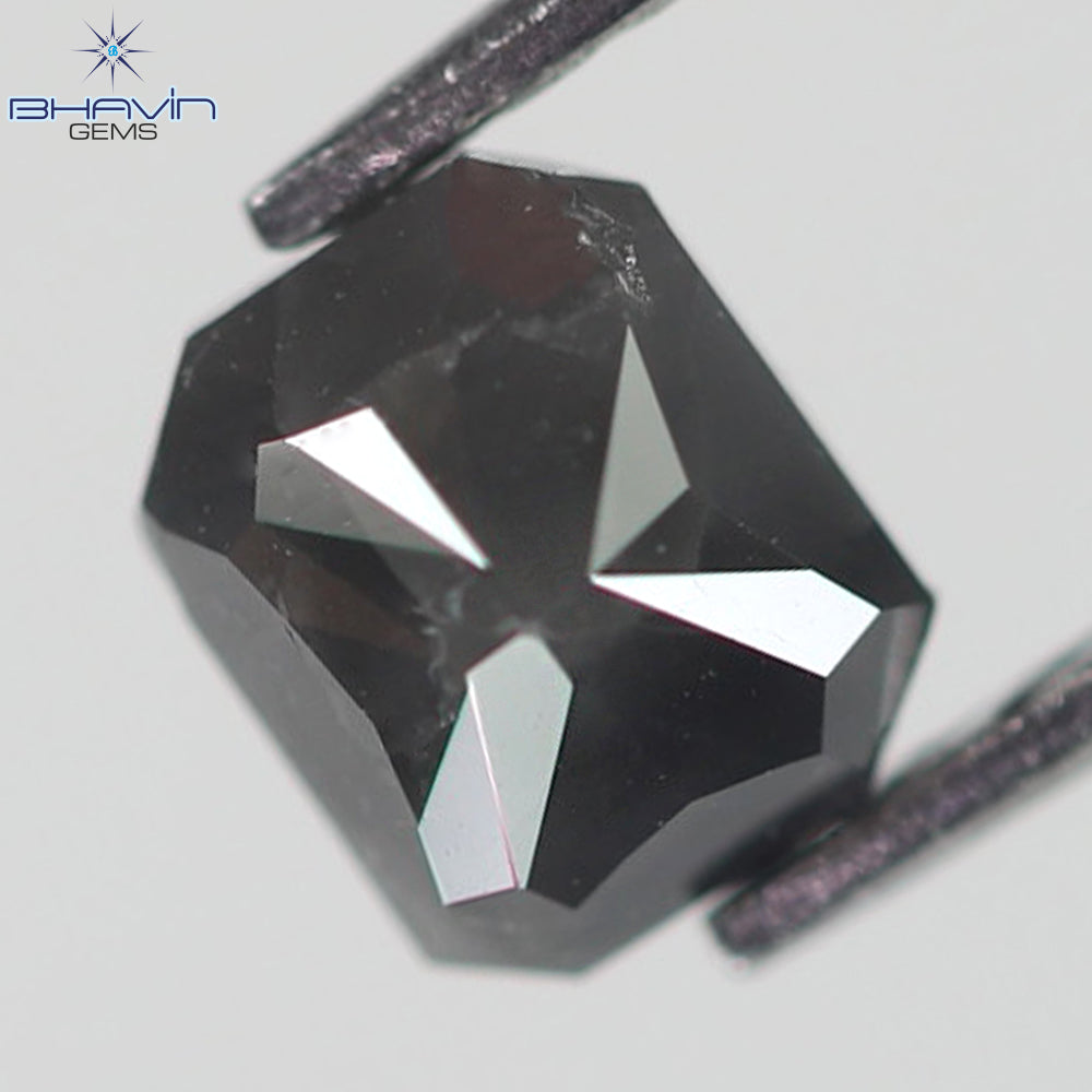 0.42 CT、スクエア エメラルド ラディアント シェイプ ダイヤモンド、ルース ダイヤモンド、クラリティ I3 (4.57 MM)