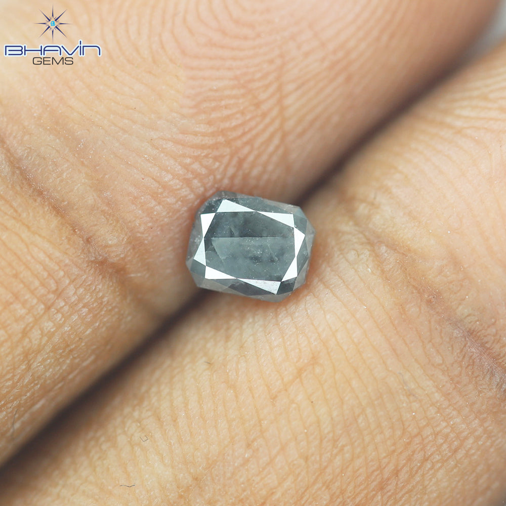 0.42 CT、スクエア エメラルド ラディアント シェイプ ダイヤモンド、ルース ダイヤモンド、クラリティ I3 (4.57 MM)