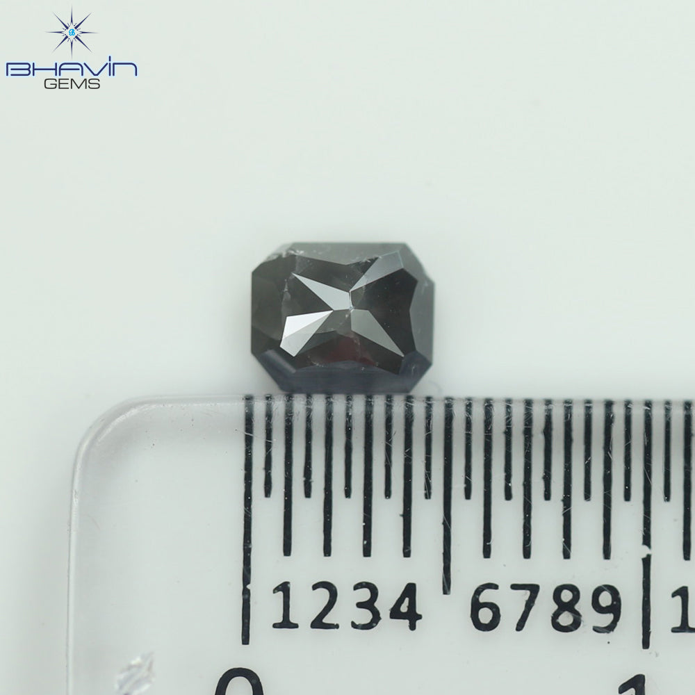 0.42 CT、スクエア エメラルド ラディアント シェイプ ダイヤモンド、ルース ダイヤモンド、クラリティ I3 (4.57 MM)