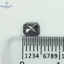 0.42 CT、スクエア エメラルド ラディアント シェイプ ダイヤモンド、ルース ダイヤモンド、クラリティ I3 (4.57 MM)