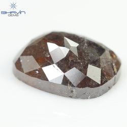 2.89 CT、クッション ダークブラウン ソルト アンド ペッパー ダイヤモンド、I3 クラリティ