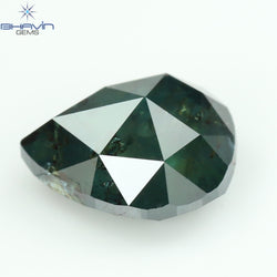 1.21 CT, Pear Diamond, Blue Color, Clarity I3