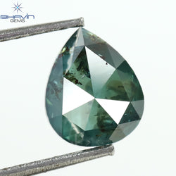 1.21 CT, Pear Diamond, Blue Color, Clarity I3
