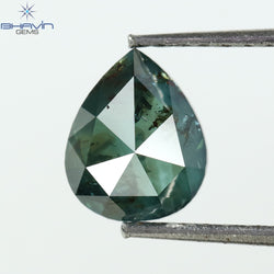 1.21 CT, Pear Diamond, Blue Color, Clarity I3