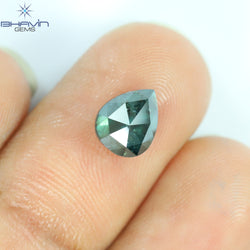 1.21 CT, Pear Diamond, Blue Color, Clarity I3