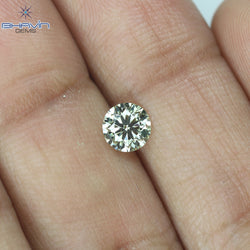 0.50 CT, Round Shape Natural Loose Diamond White (M) ,(5.00 MM)
