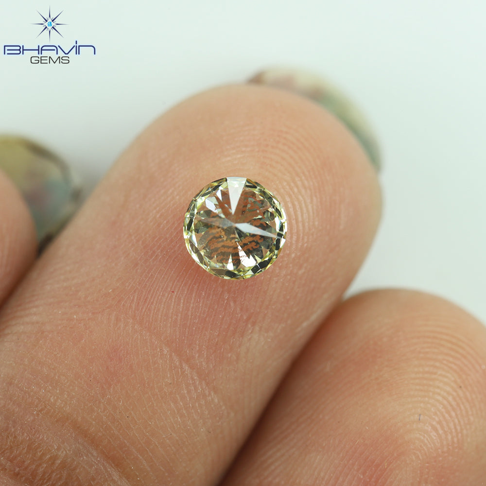 0.50 CT, Round Shape Natural Loose Diamond White (M) ,(5.00 MM)