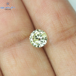 0.50 CT, Round Shape Diamond White (M) Color ,Clarity I1,( 5.23 MM )
