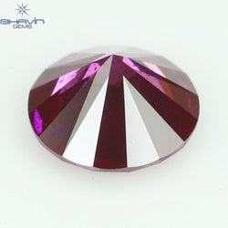0.28 CT, Round Diamond, Pink Color, VS1 Clarity