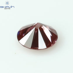 0.05 CT, Round Diamond, Pink Color,  VVS1 Clarity