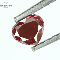 0.25 CT、ハート ダイヤモンド、ピンク色、VS1 クラリティ