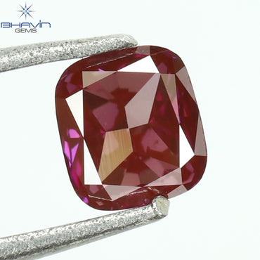 0.17 CT, Cushion Diamond, Pink Color, VVS1 Clarity