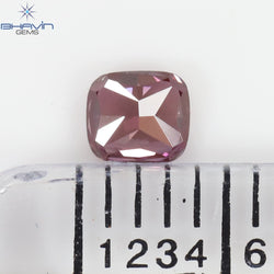 0.17 CT, Cushion Diamond, Pink Color, VVS1 Clarity
