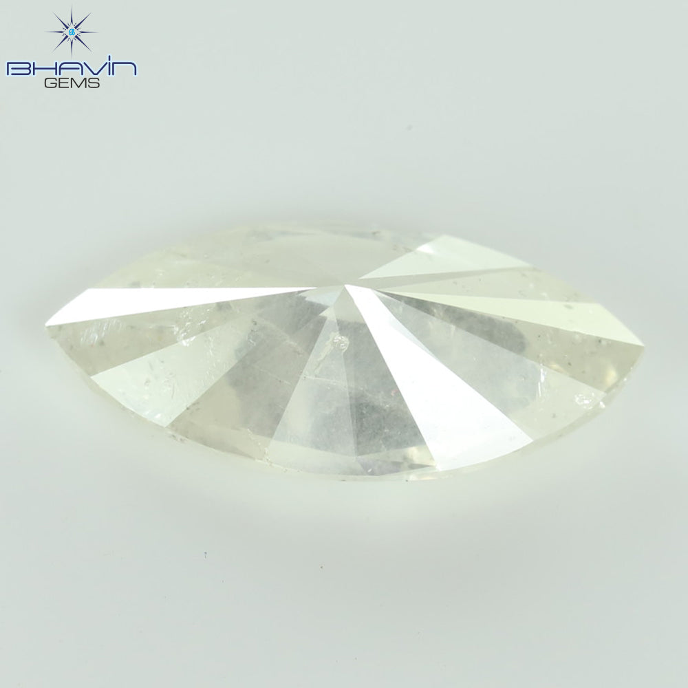 1.96 CT ,Marquise Shape Natural White Color, I3 Clarity (13.50 MM)