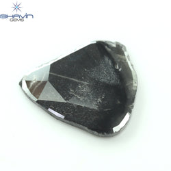 8.58 CT ペア スライス シェイプ ナチュラル ダイヤモンド グレー カラー I3 クラリティ (22.00 MM)