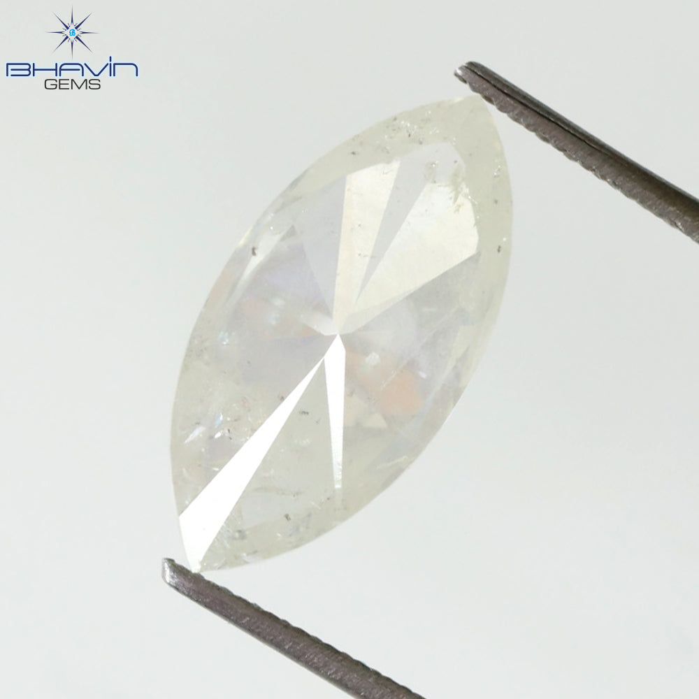 1.96 CT ,Marquise Shape Natural White Color, I3 Clarity (13.50 MM)