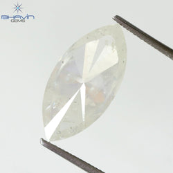1.96 CT ,Marquise Shape Natural White Color, I3 Clarity (13.50 MM)