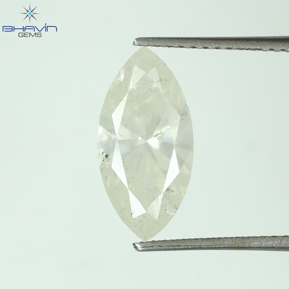 1.96 CT ,Marquise Shape Natural White Color, I3 Clarity (13.50 MM)